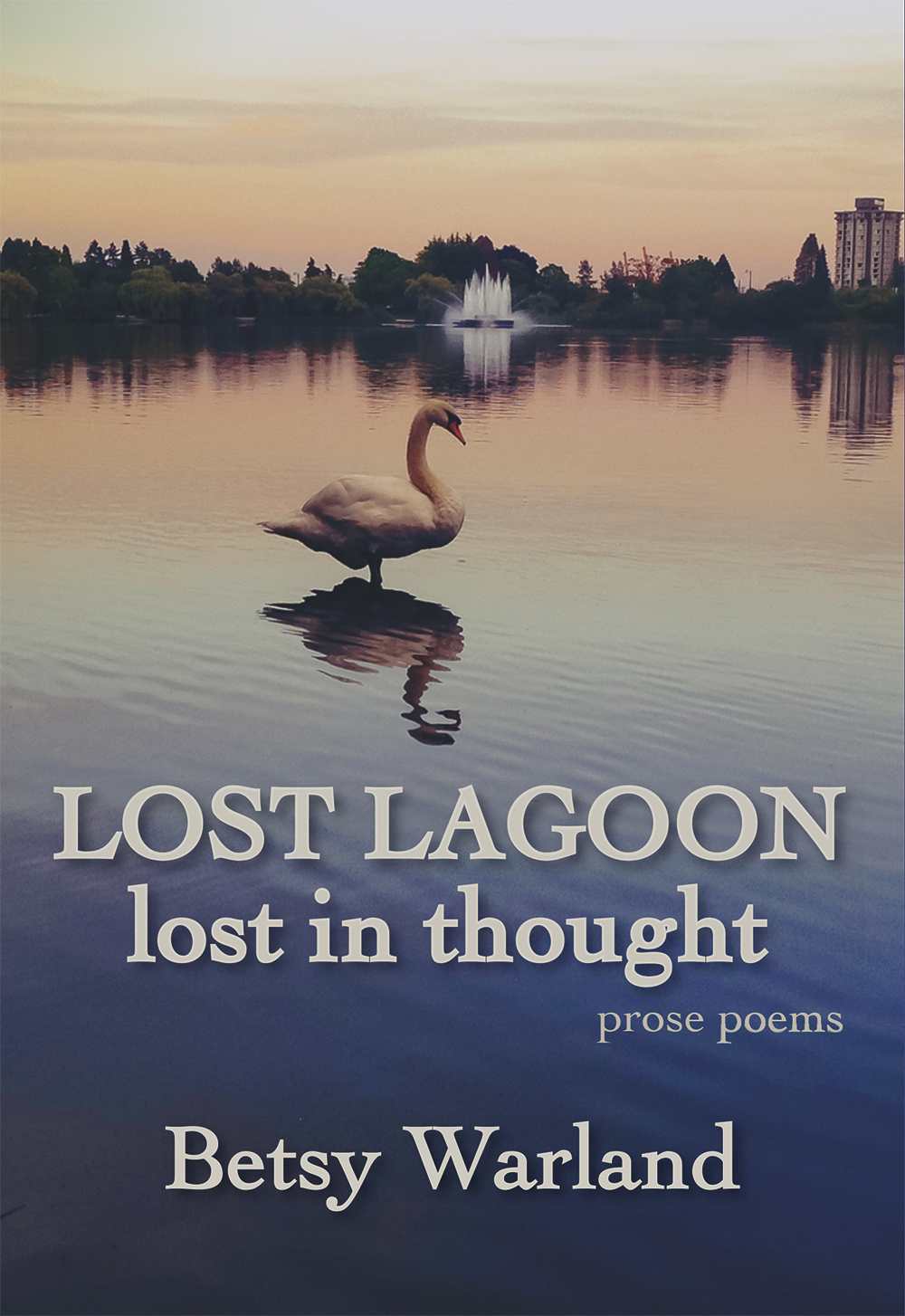 the cover of Betsy Warland's Lost Lagoon/lost in thought